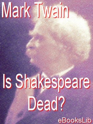 cover image of Is Shakespeare Dead